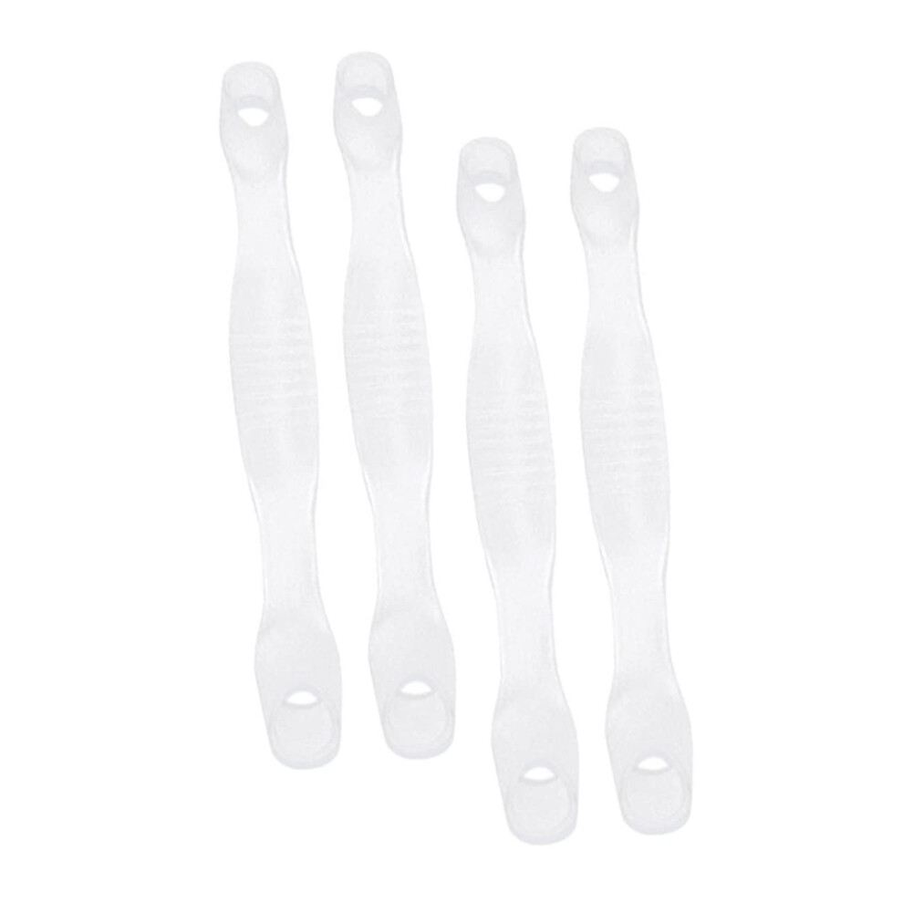 Toe Separators and Bunion Corrector 4pcs Gel Toe Spacer for Alignment Relief Reusable Foot Care