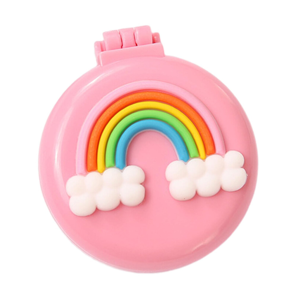 Unisex Travel Hair Brush Pocket Comb With BuiltâIn Mirror, Foldable 2 In 1 Compact Design For Women And Girls Cloud
