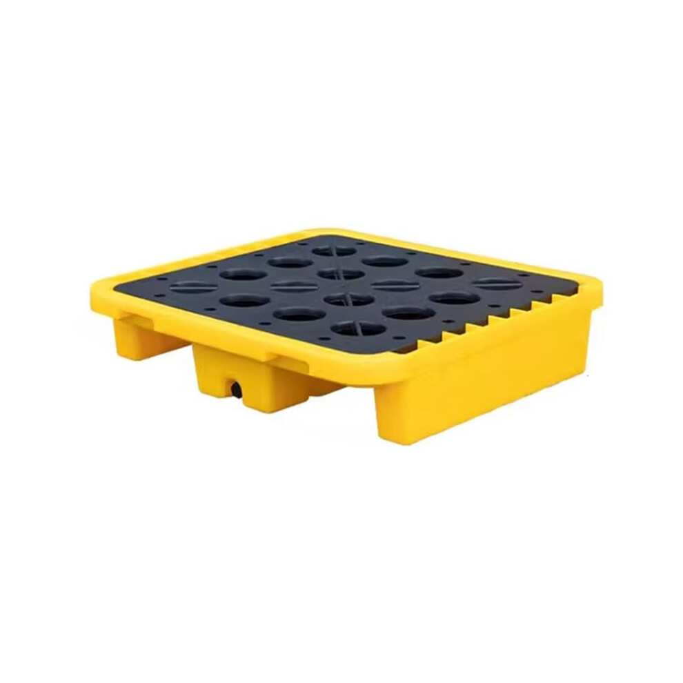 Modular Oil Spill Containment Tray With Drain 120X60x10cm Heavy Duty Spill Platform Garage 9365369476073