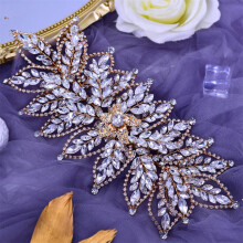 Elegant Silver Bridal Hair Accessories Wedding Hair Comb with Rhinestones and Pearls HP413G
