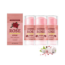 Natural Deodorant Stick Rose Scent 3 Pack for Odor Control Underarms Feet and MultiArea Use