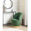Beliani Armchair ALBY Velvet Dark Green 3