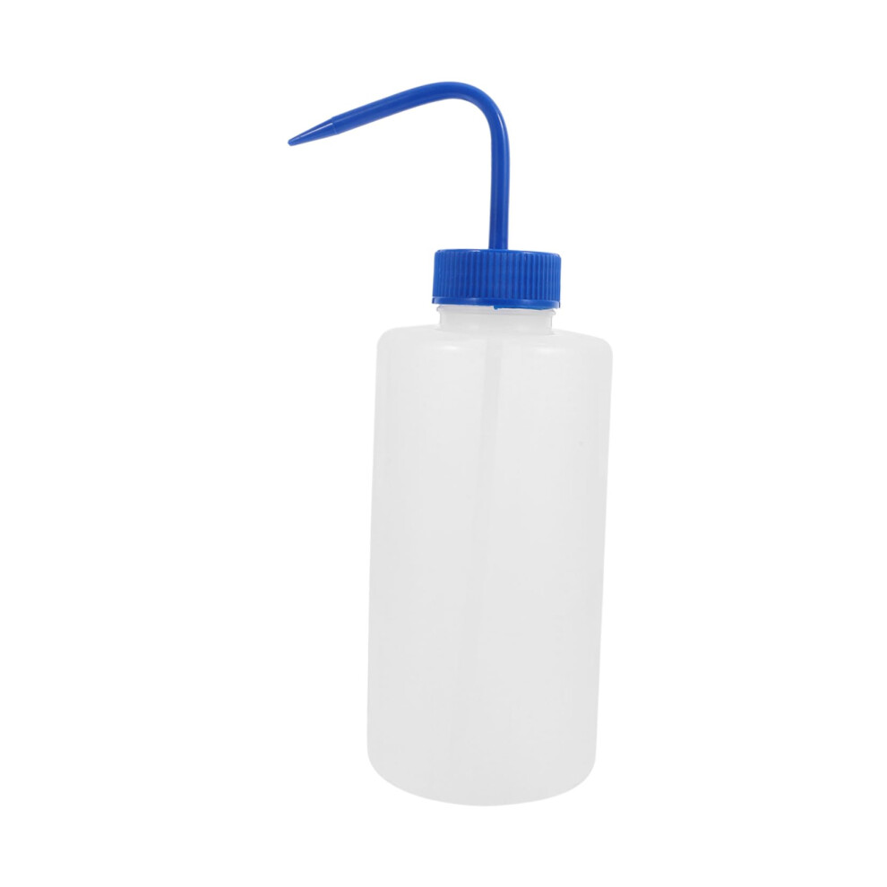 Wide Mouth Squeeze Bottle with Curved Neck for Tattoo Wash and MultiPurpose Liquid Rinse