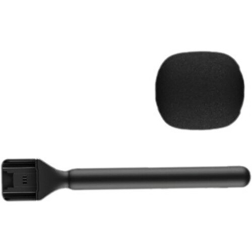 Wireless Microphone Handheld Mount Adapter with Windscreen, Compatible with DJI, Rode, and Sony Wireless Microphones 1