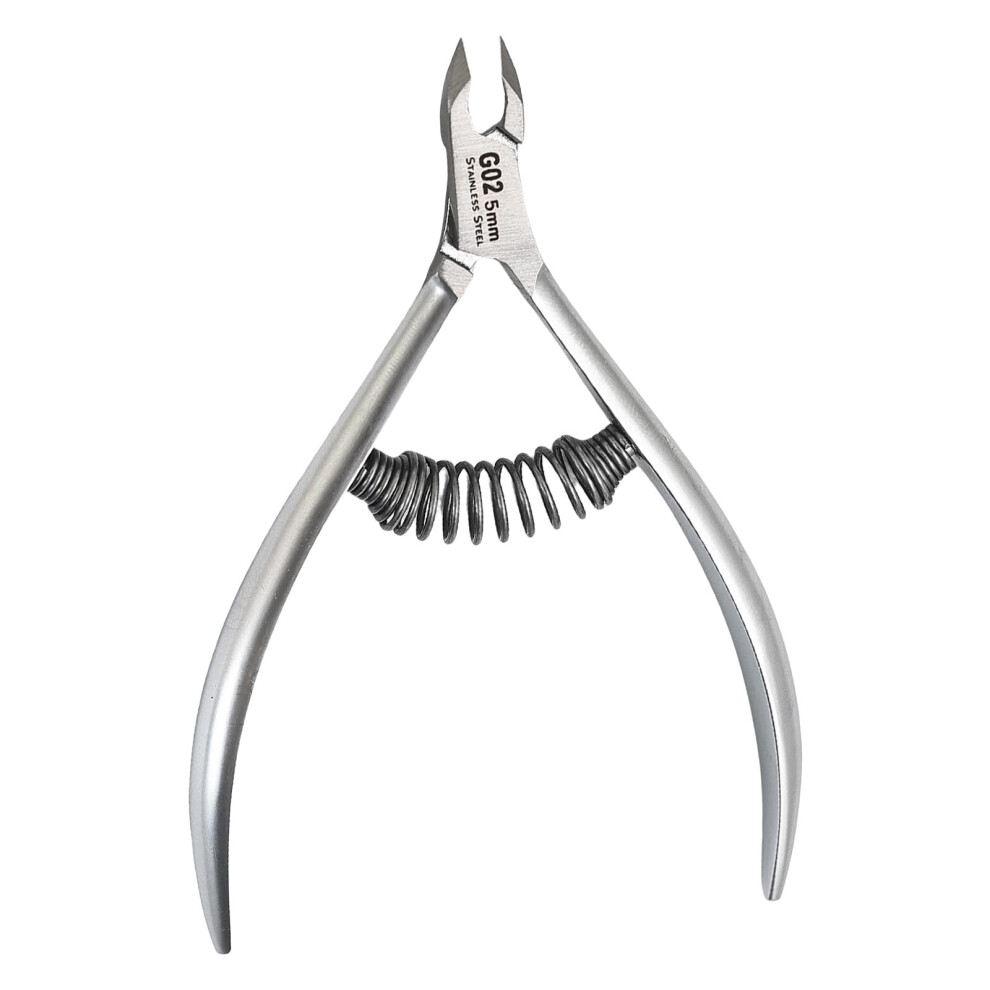 Professional Stainless Steel Cuticle Nipper with Ergonomic Grip and Precision Sharp Tips for Nail Care