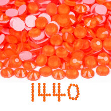 SS10 Flatback Rhinestones Neon Hyacinth 1440pcs Non Hotfix Glass Crystals for Nails and Crafts