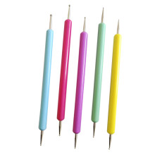 5pcs Nail Dotting Tools Set with Comfort Grip for Precision Nail Art Design at Home or Salon