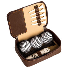 Golf Glove Case Leather Golf Accessories Organizer Compact Durable Storage Bag for Training Course