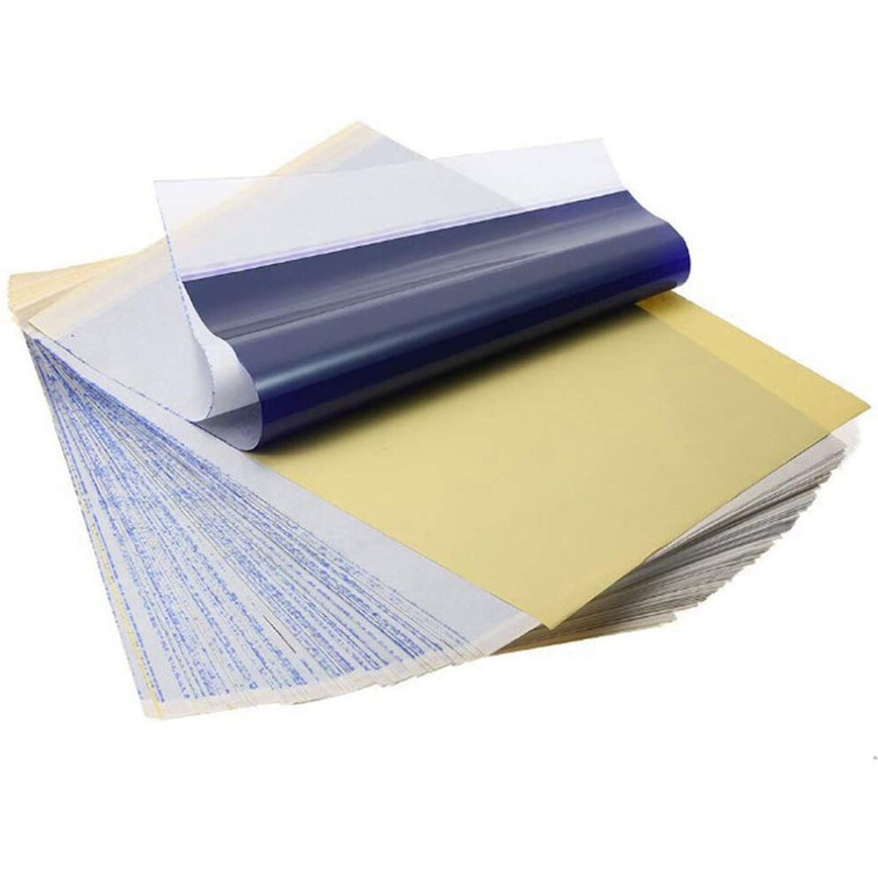 Tattoo Transfer Paper 15 Sheets 4 Layers 8.5 X 11 Inch Tattoo Stencil Paper Copy Carbon Tracing Paper For Tattooing