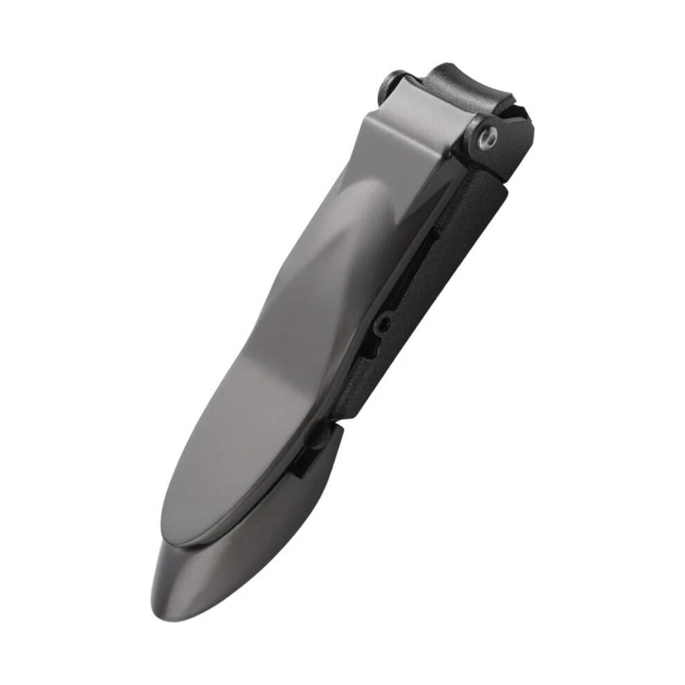 Nail Clippers with Ergonomic Lever and Nail Catcher, Stainless Steel Toenail Clippers for Thick Nails