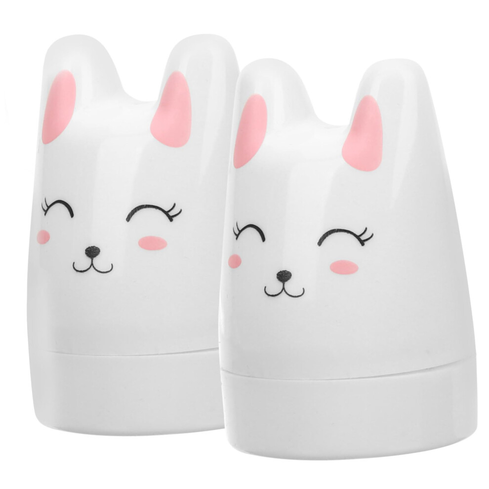 Bunny Shape Silicone Nail Art Stamper and Scraper Set for Quick Design Transfer and Professional Manicures