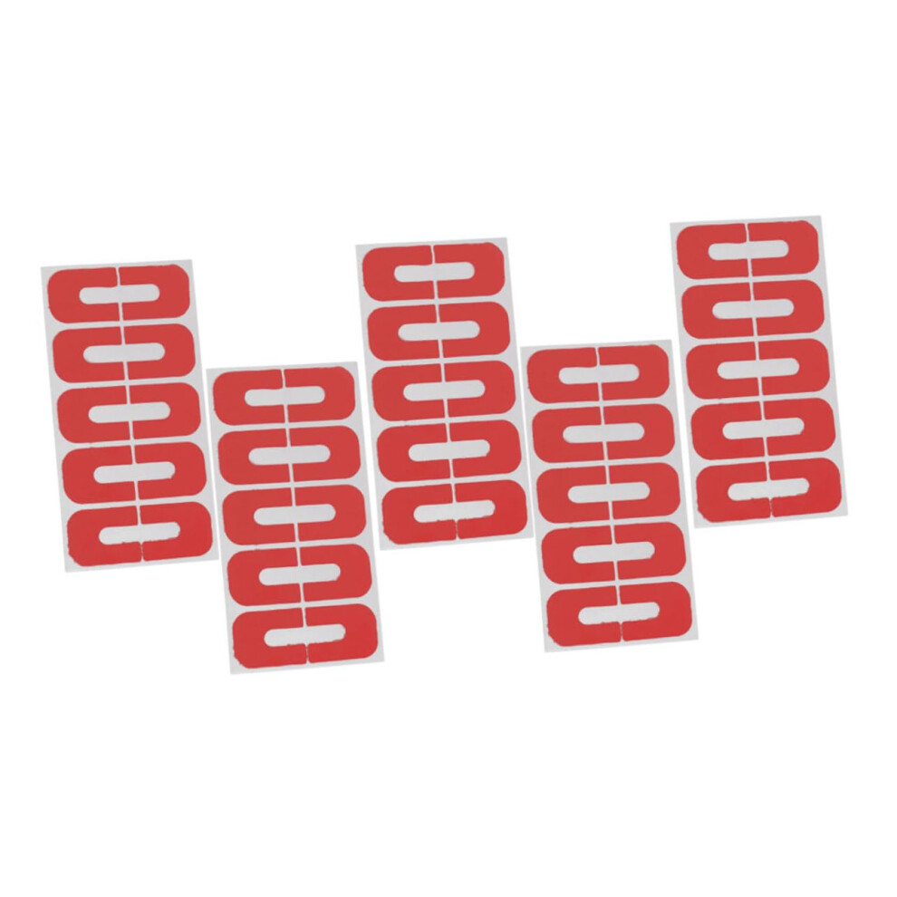 50pcs Disposable Nail Polish Protector Stickers UShaped Guards for Mess Manicure