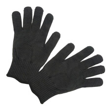 Cut Resistant Gloves for Kitchen Slicing Oyster Shucking Woodworking AntiCut Safety Guard Black