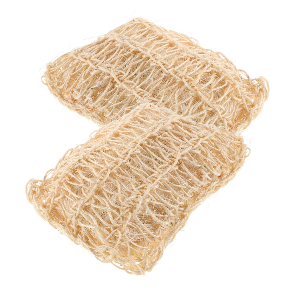Loofah Bath Sponge and Shower Body Scrubber, Deep Cleansing Exfoliation for Back and Whole Body, 2pcs