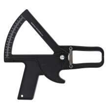 Calibrador de pliegues cutáneos y medidor de grasa corporal de alta precisión con diseño portátil para uso en cualquier lugar. Estructura ligera
