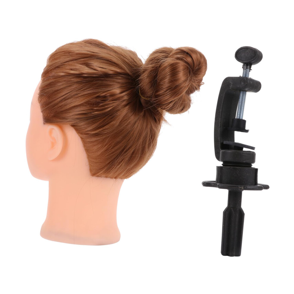 Unisex Mannequin Head For Hair Styling With Heatresistant Long Hair, Braiding Practice, Adjustable Stand