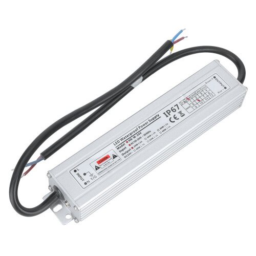 Τροφοδοτικό LED με κέλυφος αλουμινίου, IP67, αδιάβροχο, ανθεκτικό στην υγρασία,
