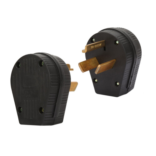Γείωση με ίσια λεπίδα, 125/250Volt, Βιομηχανικές Προδιαγραφές, Βαθμός 3-Πολικών 4Wire,