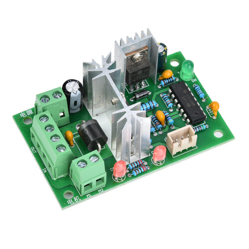 Variable Speed Drive For DC Motors, PWM Pulse Width Modulation Motor Speed Controller With CW CCW Switch High Efficiency Low Heating Adjustable Speed 2