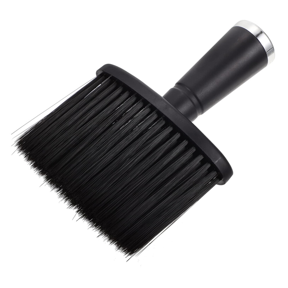 Professional Barber Neck Duster Brush with Soft Nylon Bristles and Ergonomic AntiSlip Handle for Quick Hair Removal