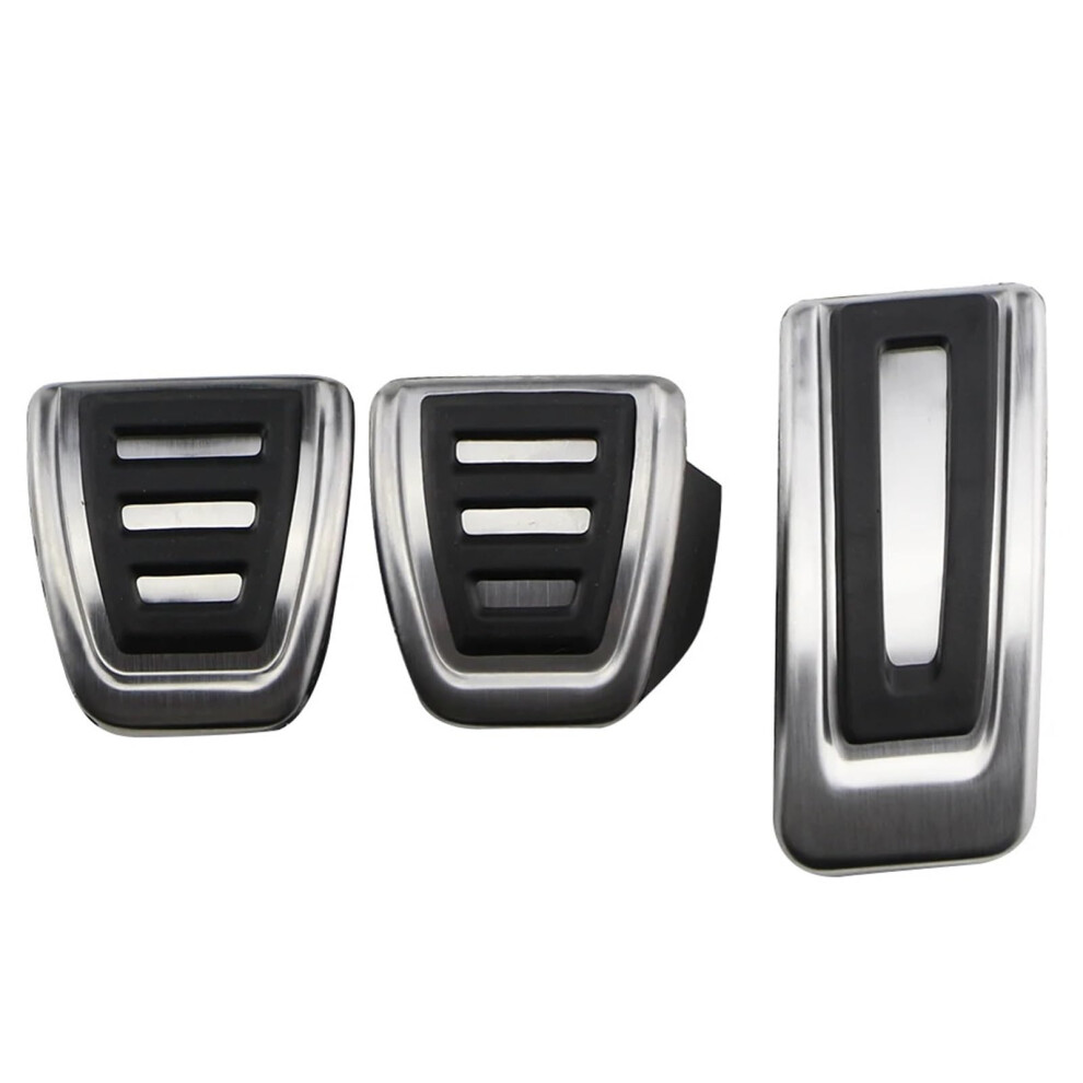Stainless Steel Antislip Gas Brake Pedal Covers For Vw Golf Mk7 Mk8 Gti 20122022 9174973570431