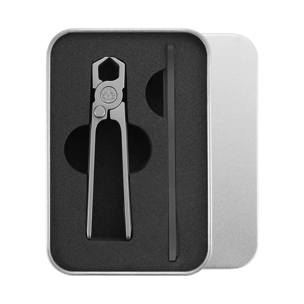 Stainless Steel Wide Jaw Toenail Clippers for Thick Nails with Ergonomic Grip and Precision Blades