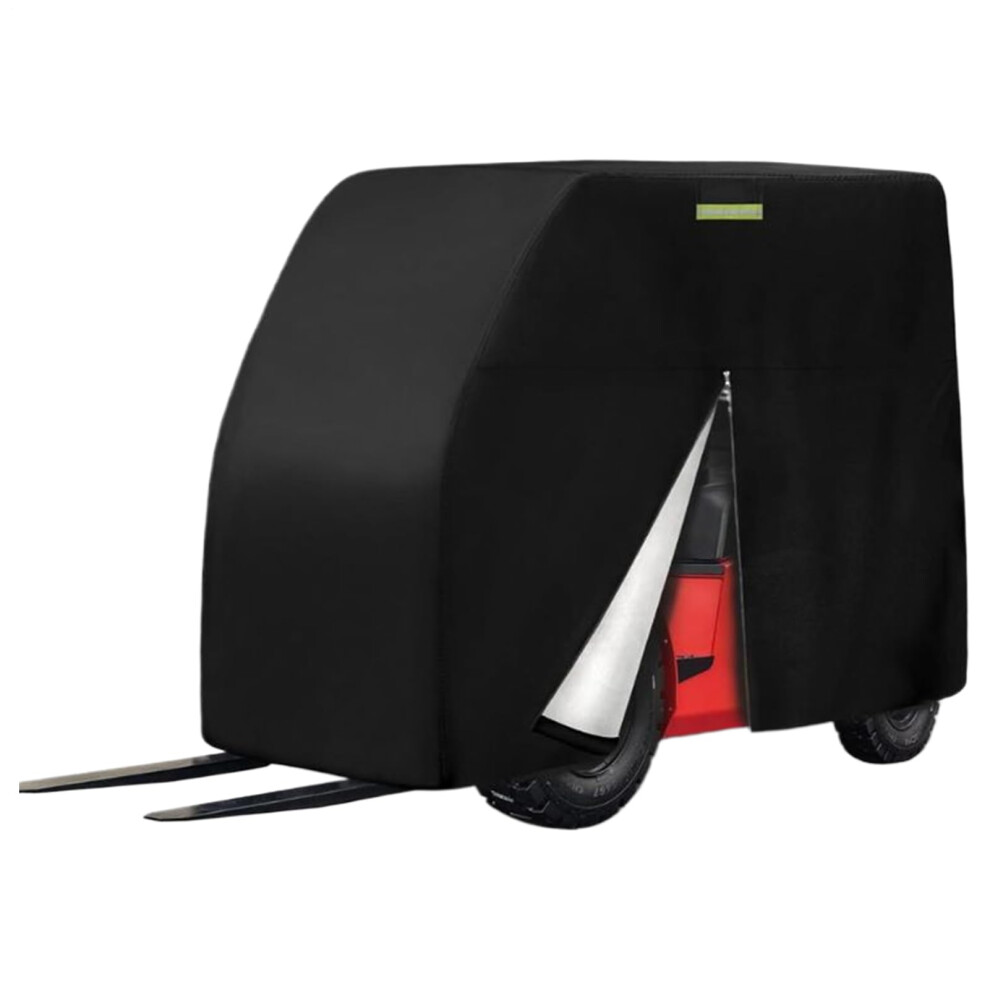 Forklift Cover Waterproof Uv Resistant With Reflective Safety Strip For All Weather Protection 9174973571087