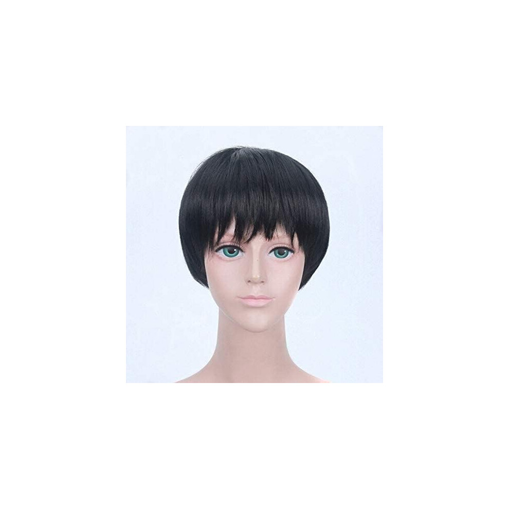 Unisex Synthetic Lace Front Yuuri Plisetsky Cosplay Wig HeatâResistant Fiber With Wig Cap One Size