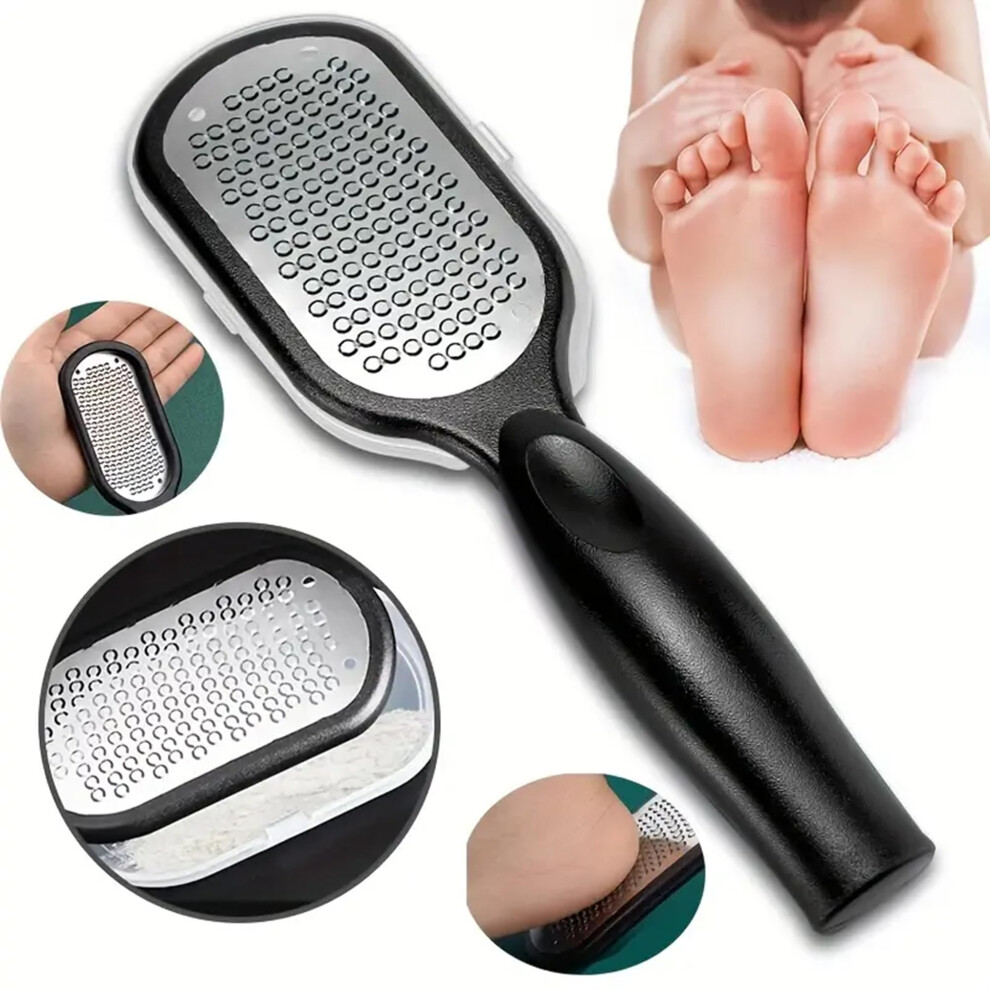 Professional Stainless Steel Foot File Callus Remover for Dead Skin on Heels and Pedicure Care