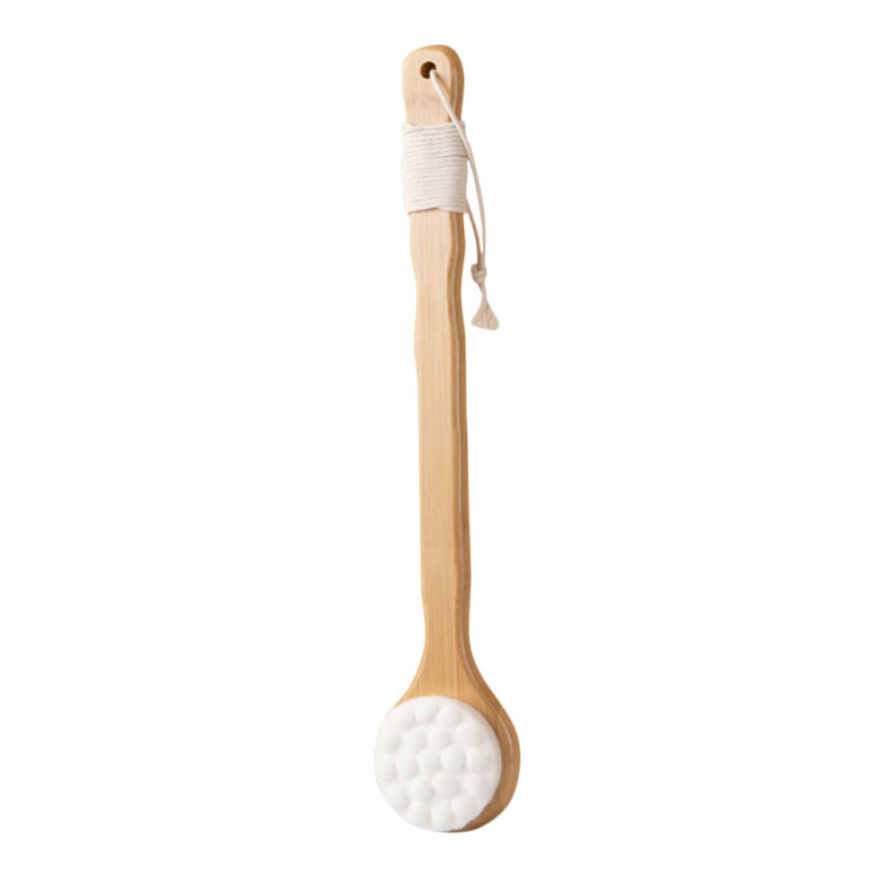 Back Scrubber with Long Handle for Shower, Soft and Stiff Bristles Bath Brush for Exfoliating and Massage