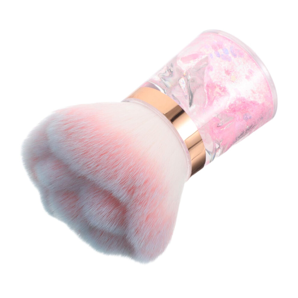 Nail Dust Brush with Soft Bristles Flower Shaped Design for Efficient Manicure Powder Removal