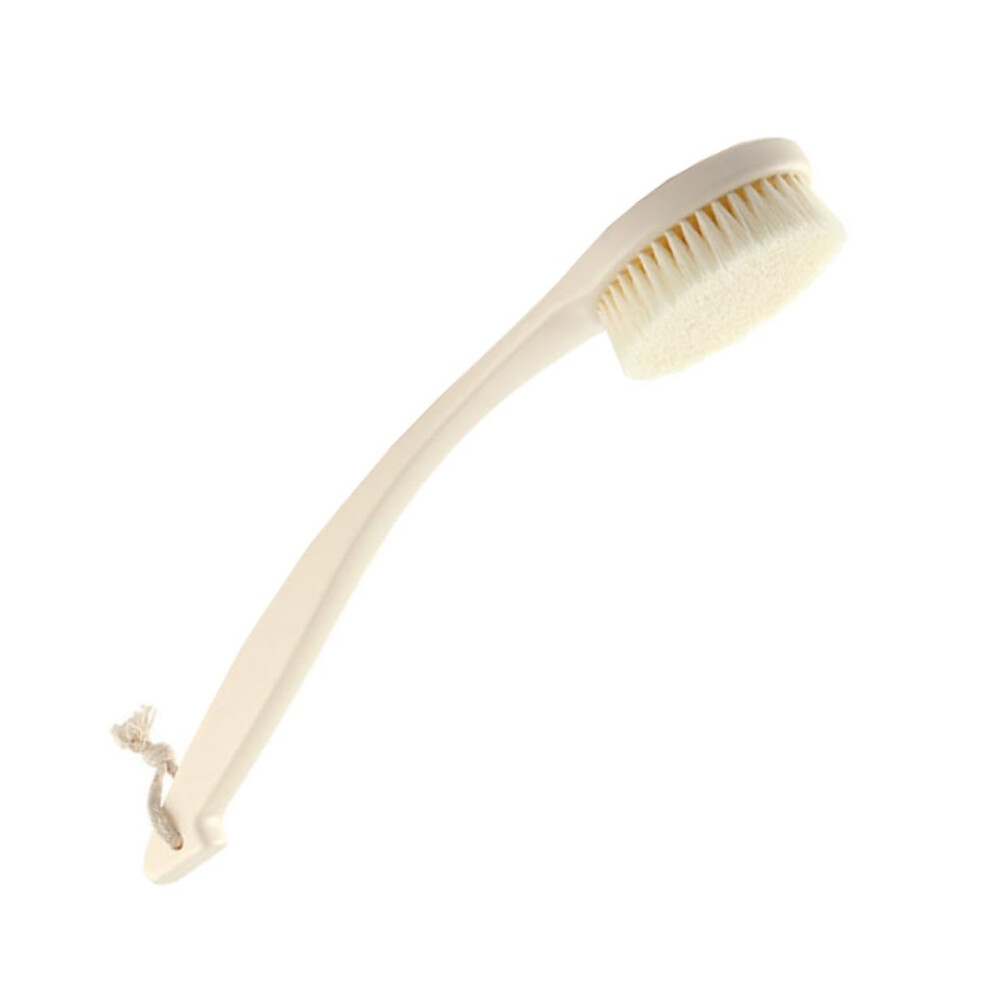 Long Handle Shower Brush for Back Cleaning with Soft Bristles, Ergonomic Grip Body Bath Scrubber