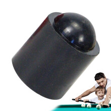Billiard Cue Protector Pool Cue Bottom Cover Sleeve Shockproof Table Game Rod End Bumper Protection Pad Black