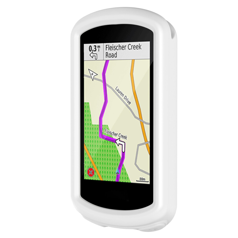 Silicone Case Shockproof Protective Cover For Garmin Edge 1030 Plus White 9044945462654