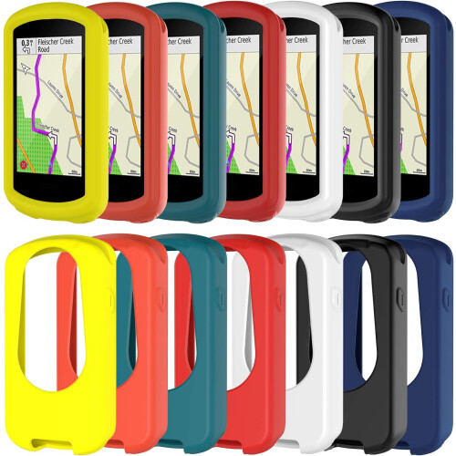Silicone Case Shockproof Protective Cover White for Garmin Edge 1030 Plus 2