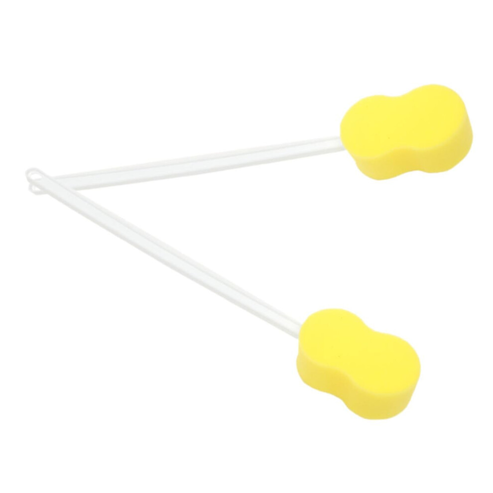 Back Scrubber and Body Brush Set with Long Handle for Gentle Exfoliation in HardtoReach Areas