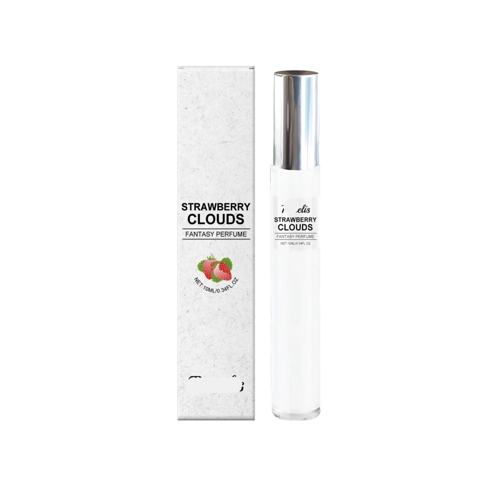 Light Strawberry Perfume Roll On Â Long Lasting Sweet Strawberry Candy Scent For Women, Travel Size 3Pcs