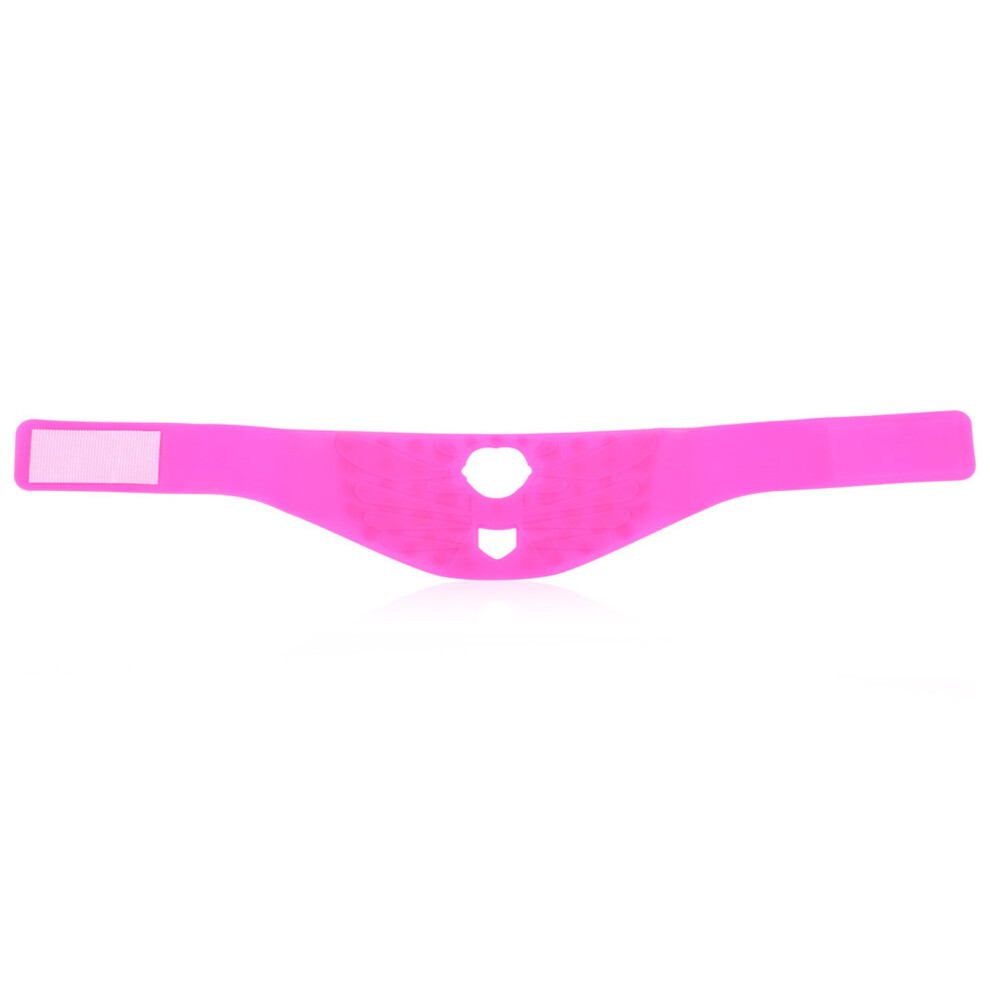 Shaped Contouring Face Mask with Adjustable Tension Strap, Facial Sculpting Tool with Pressure Enhancement, Reusable Jawline Tightening Device