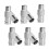 Συστήματα παρακολούθησης ασφαλείας CCTV, θηλυκό BNC σε θηλυκό σύνδεσμο RCA, 5
