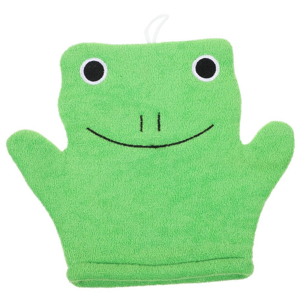 Exfoliating Bath Glove DualSided Body Scrubber Mitt for Gentle Full Body Skin Cleansing