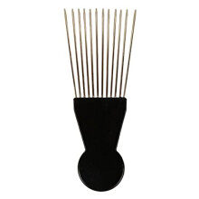 Afro Hair Pick Wide Tooth Metal Comb for Curly Hair, Heat‑Resistant Anti‑Static Styling Tool for Men and Women