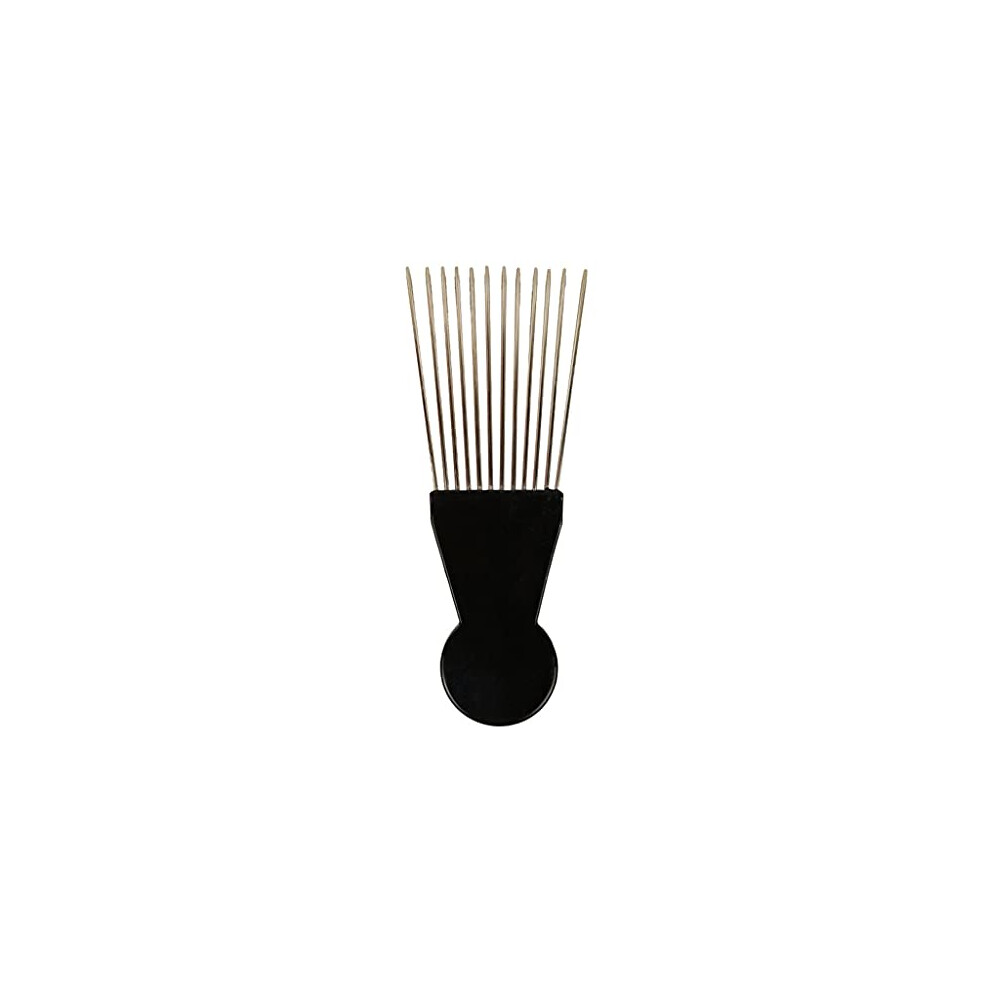 Unisex Afro Hair Pick Wide Tooth Metal Comb For Curly Hair, HeatâResistant AntiâStatic Styling Tool For Men And Women