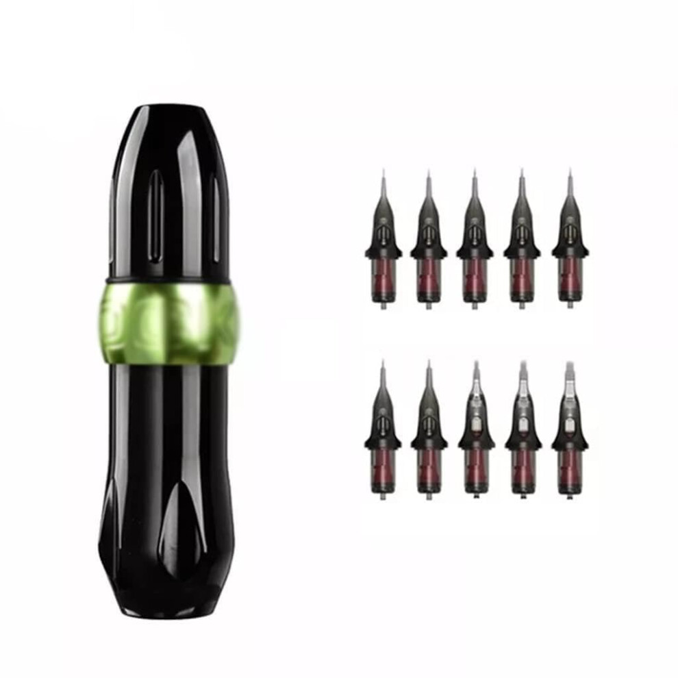 Gray Tattoo Pen Machine Rotary Tattoo Gun 10000 Rpm Aluminum Alloy For Permanent Makeup