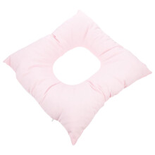 Washable Spa Face Pillow with Breathable Cushion for Massage Table Pink Headrest for Salon and Spa