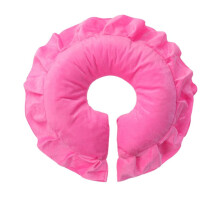 Spa Face Pillow Cotton Ergonomic Face Cushion with Breathing Hole for Spa and Home Massage Pink