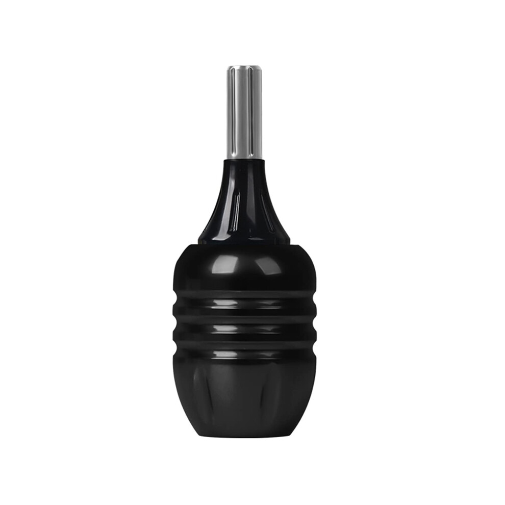 Black Tattoo Cartridge Grip Adjustable Aluminum Alloy With Precise Needle Depth Control