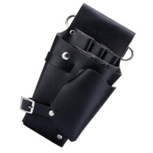 Hairdresser Tool Belt with Large Capacity Storage, Adjustable Waist Bag Barber Scissor Pouch for Salon