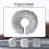 Face Down Massage Pillow Grey Memory Foam Face Cradle for Spa Table with Removable Cover 3