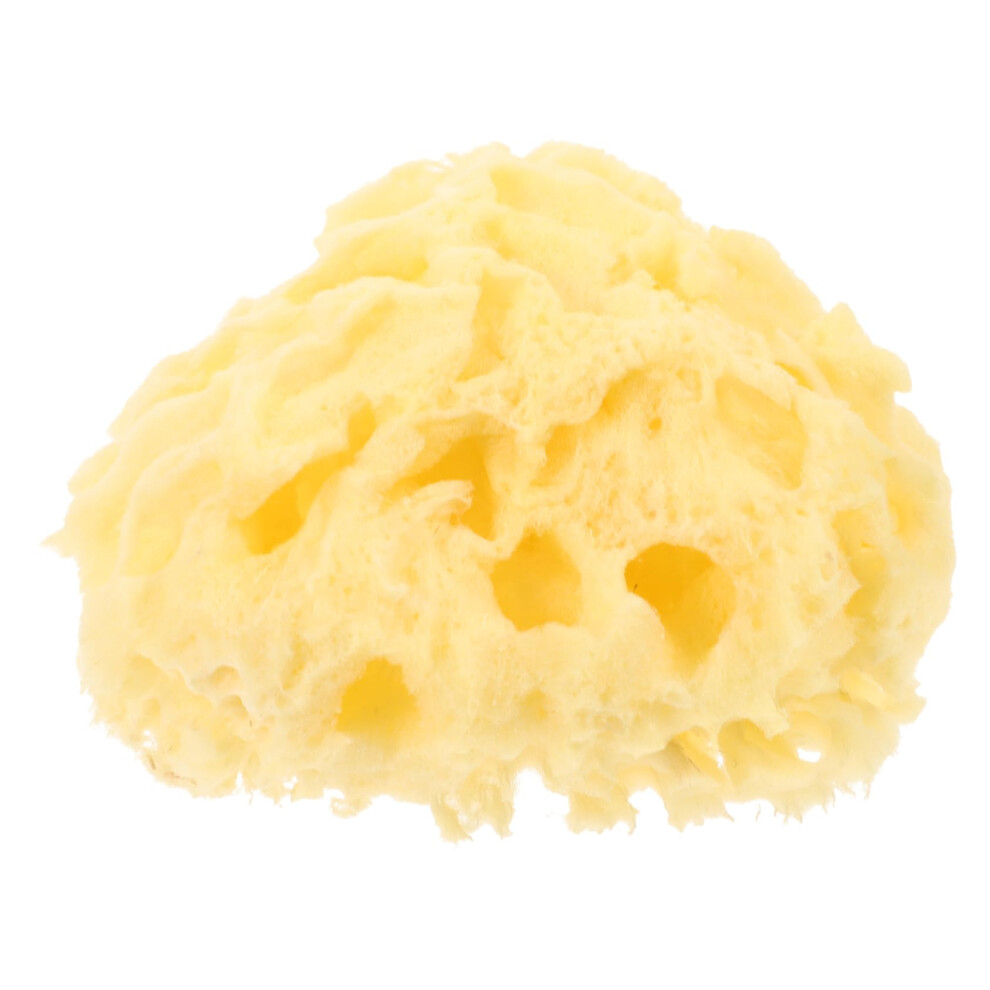 Exfoliating Bath Sponge with Honeycomb Texture for Gentle Skin Care and Rich Foam Cleaning