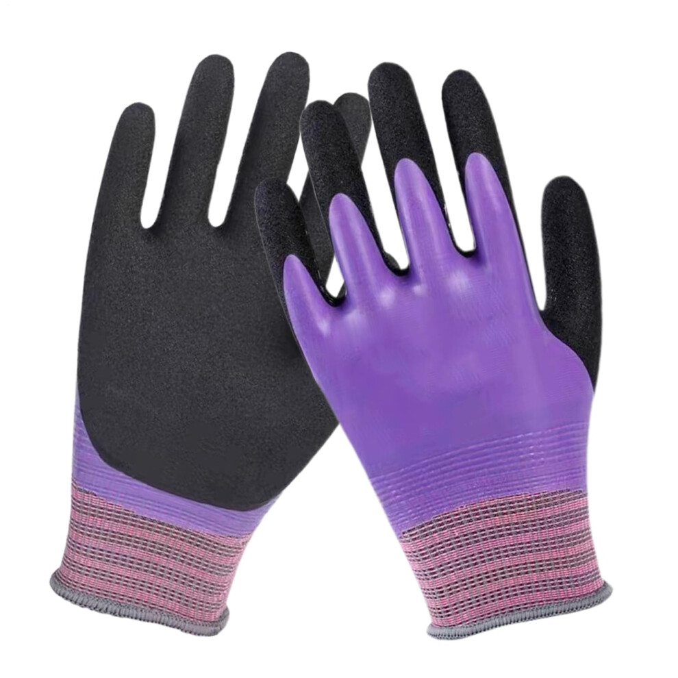 Safety Work Gloves Cut Resistant Waterproof Latex Nonslip Grip For Gardening Cleaning Kitchen 9044945464962